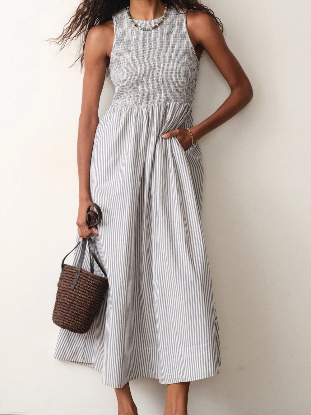 Marine Layer Darcy Poplin Maxi Dress
